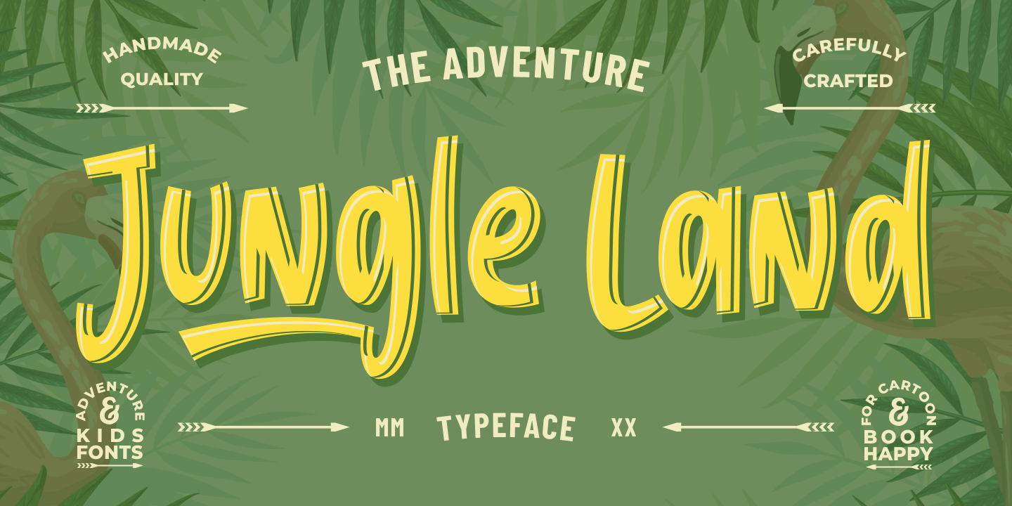 Font Jungle Land